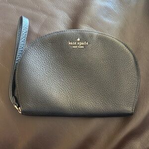 Kate Spade Black Pebbled Leather Wristlet (Used)